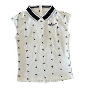 Nike Women's Dri-FIT Bee Tennis Top French Open Size Small Rare Find Tennis Prep